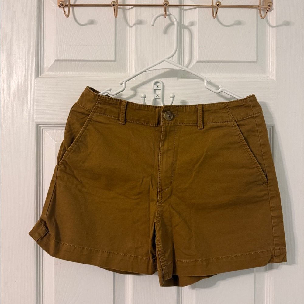 Loft the washed twill shorts size 6